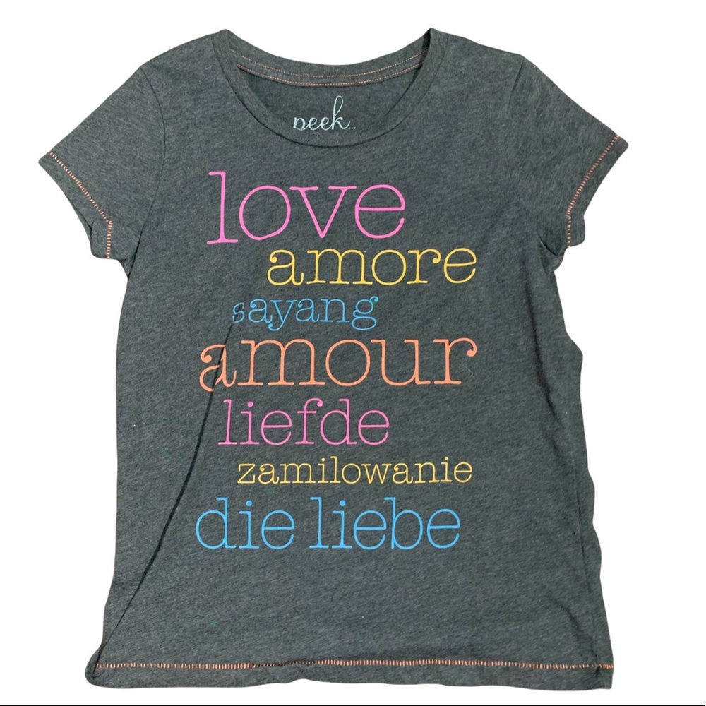 Peek Love Language shirt - Girls 10